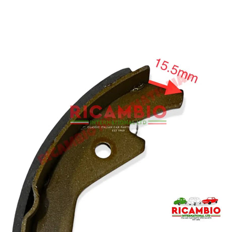 Brake Shoe Kit (LONG LUG) - Classic Fiat 500 600 850 - Brake Parts and Components