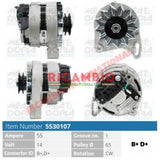 Brand New Alternator (55AMP) - Classic Fiat Panda Uno (999cc & 1108cc) - Starter Motor - Alternators and Related Items
