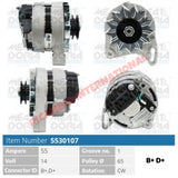 Brand New Alternator (55AMP) - Classic Fiat Panda Uno (999cc & 1108cc) - Starter Motor - Alternators and Related Items