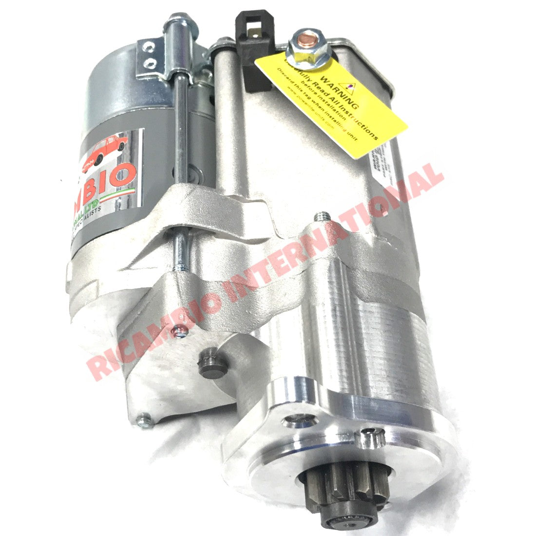 Brand New High Power Starter Motor - Fiat 1100 - Reconditioned & Related Items