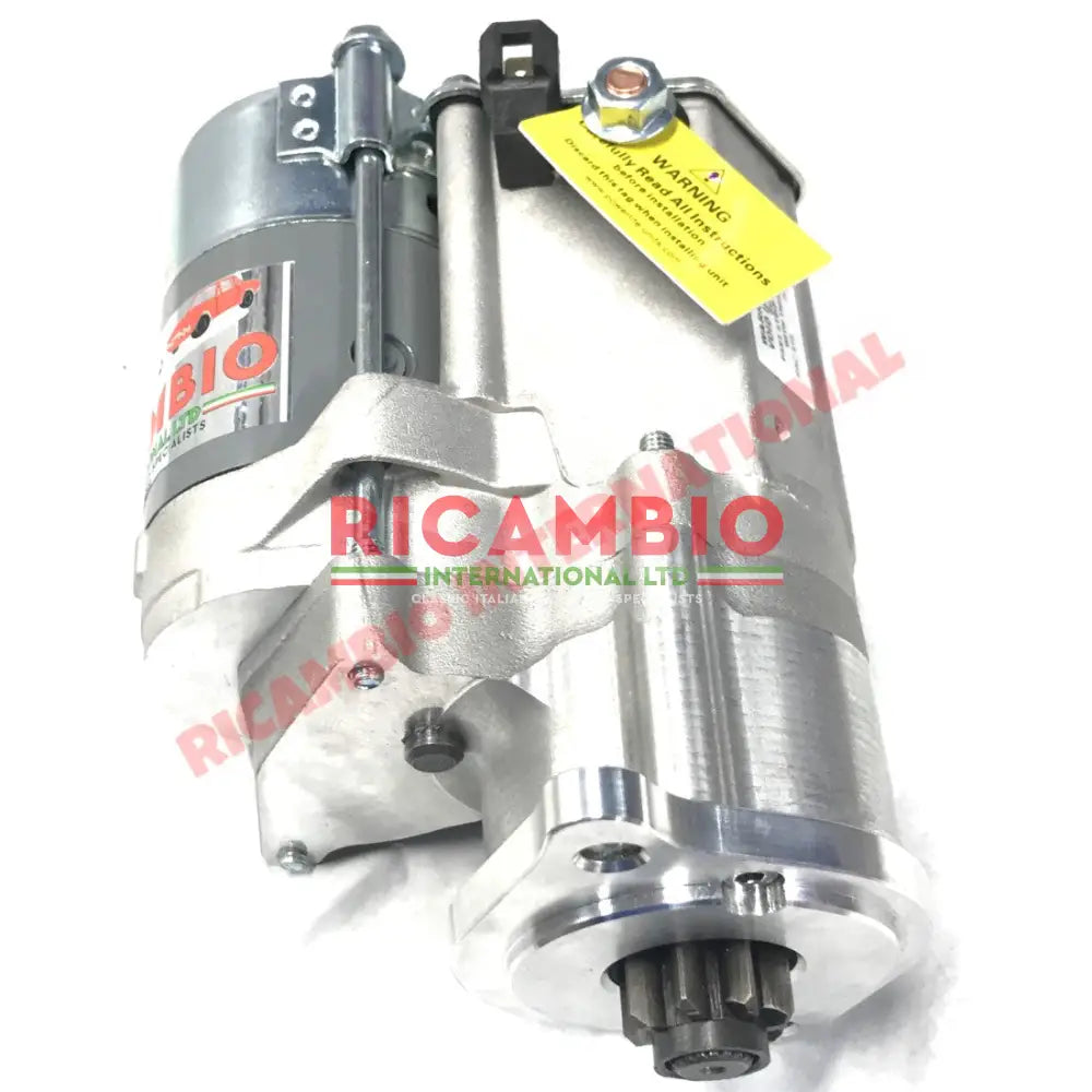 Brand New High Power Starter Motor - Fiat 1100 - Reconditioned & Related Items