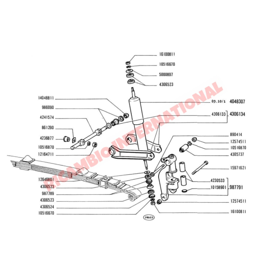 BRAND NEW Modified Stub Axles/Steering Knuckles & Nuts - Fiat 126 - Steering