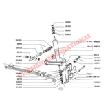 BRAND NEW Modified Stub Axles/Steering Knuckles & Nuts - Fiat 126 - Steering