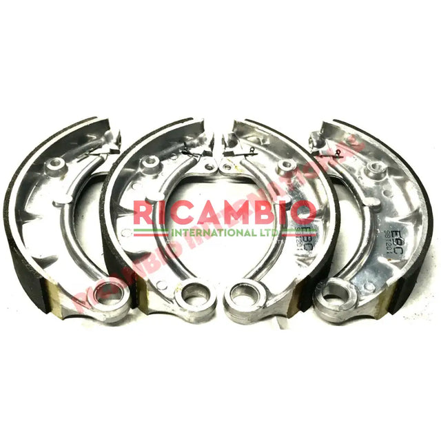 Brand New Set Aluminium Front Brake Shoes (4) - Fiat 600T/Multipla 850T 900T - Brake Parts and Components