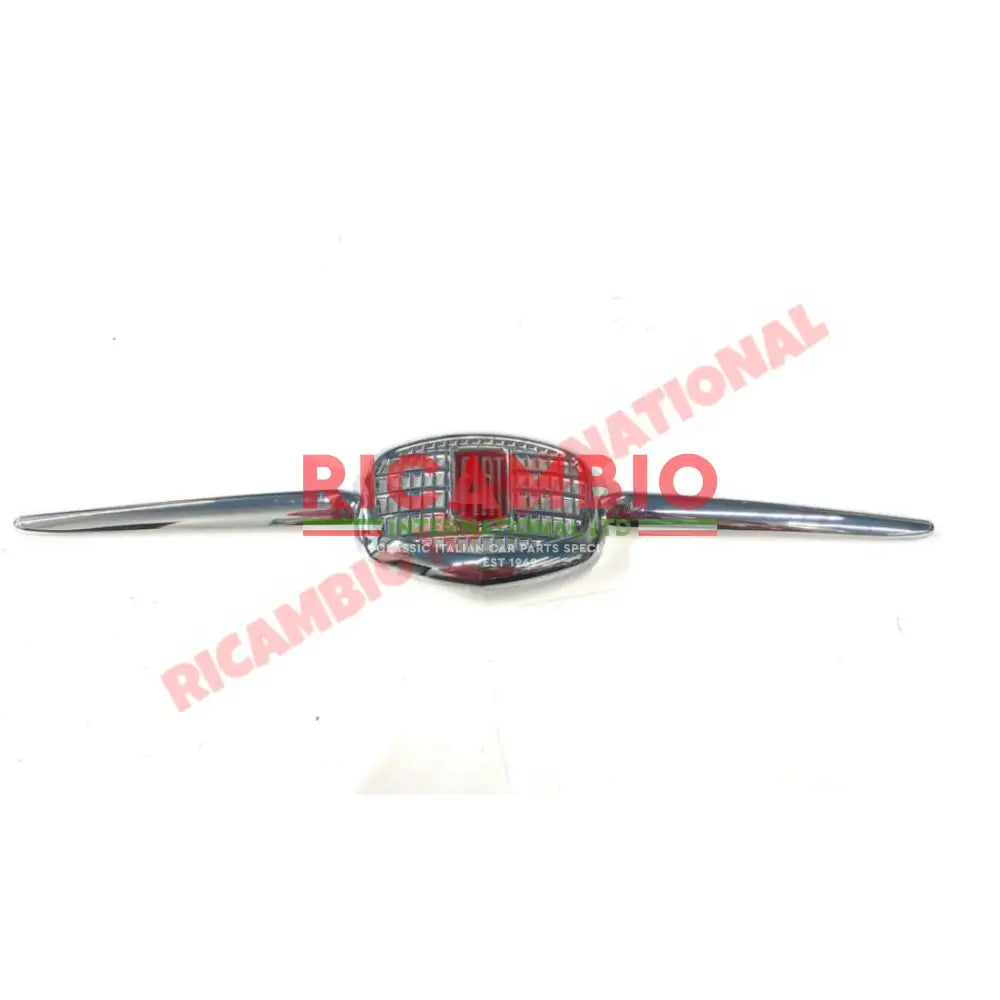 Brand New Shop Soiled Front Fiat 500 Plastic Chrome Badge - Classic Fiat 500 - Interior and Exterior Parts