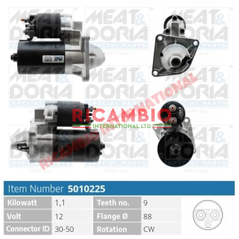 Brand New Starter Motor - Fiat Barchetta,Coupe,Bravo HGT Punto HGT - Engine Parts