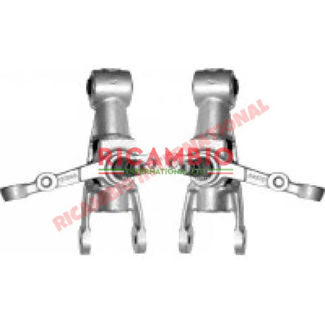 BRAND NEW Stub Axles/Steering Knuckles & Nuts - Classic Fiat 500 & 126 Early - Steering