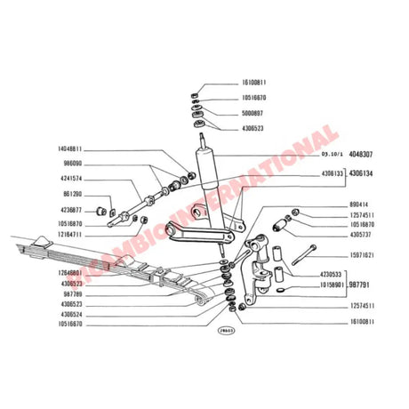 BRAND NEW Stub Axles/Steering Knuckles & Nuts - Classic Fiat 500 & 126 Early - Steering