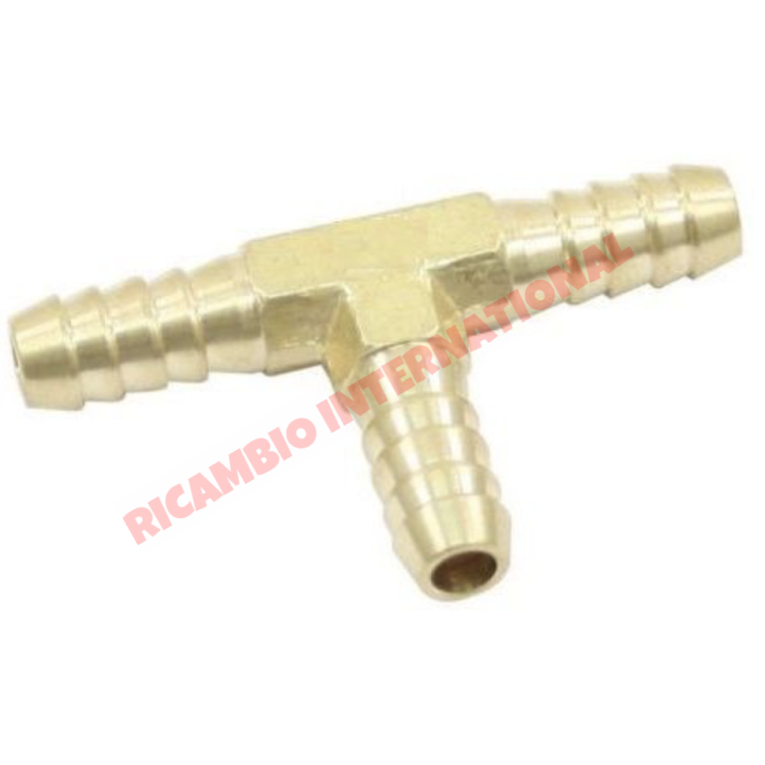 Brass T-Piece 6mm - Classic Fiat 500 126 600 850 900 - Fuel System