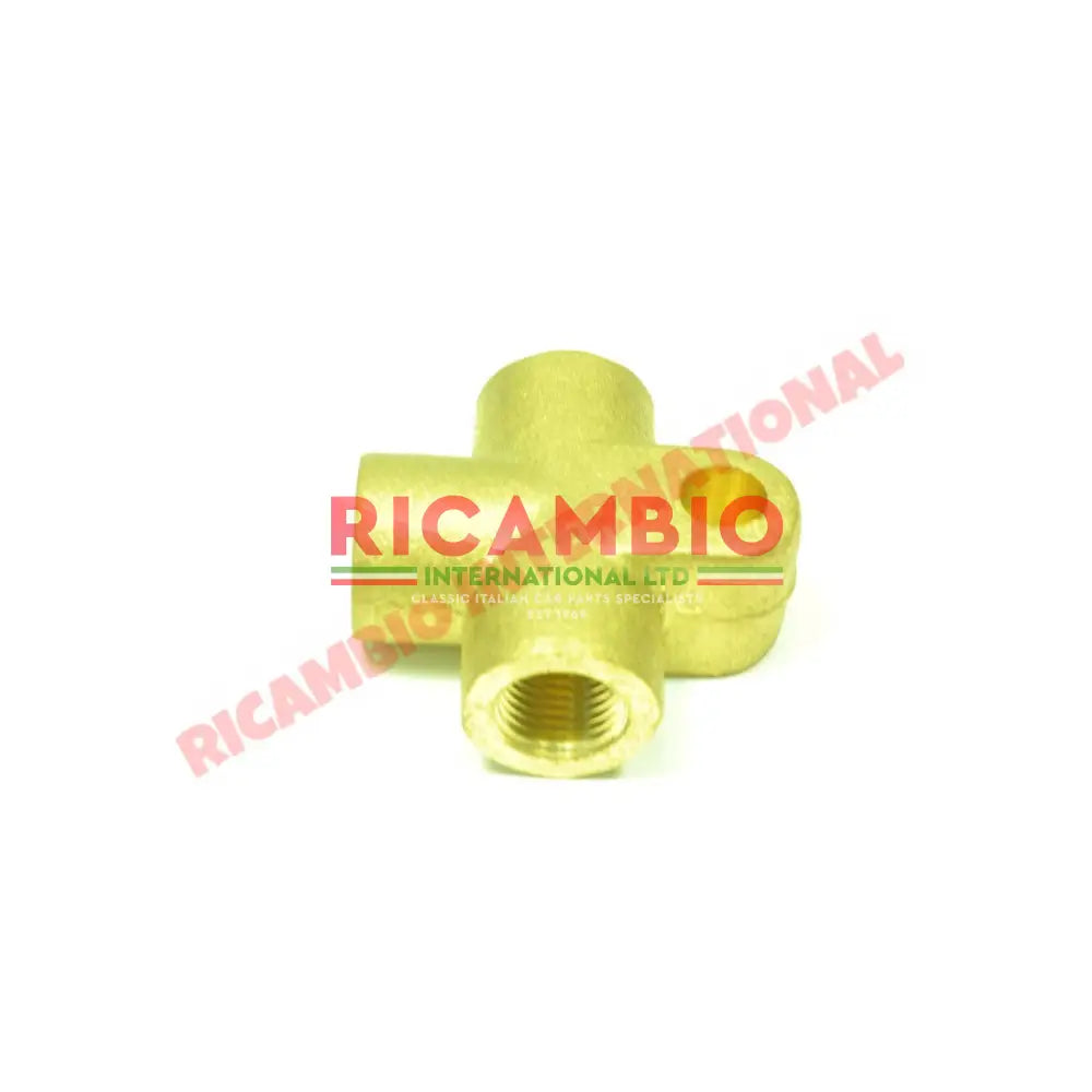 Brass Three Way Brake Joint/T-Piece - Fiat Alfa Romeo & Lancia - Brake Parts and Components