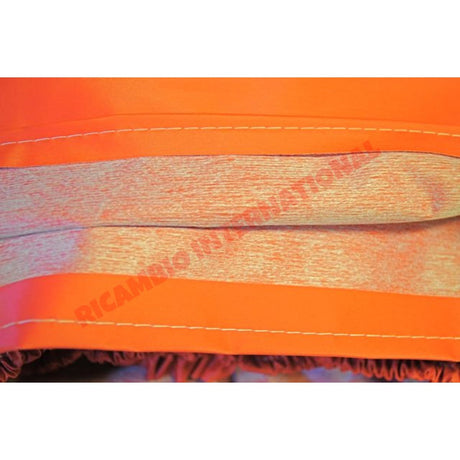 Breathable Waterproof Car Cover in Ferrari Red - Classic Fiat 500 - Outdoor Car Cover