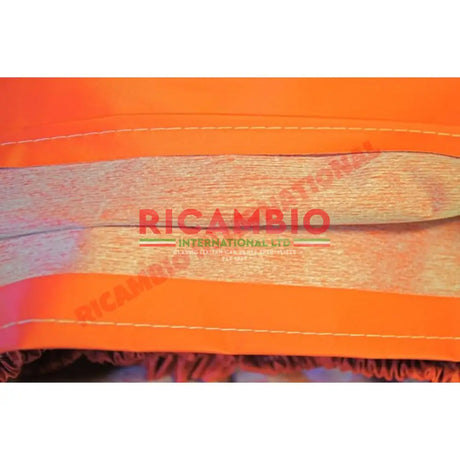 Breathable Waterproof Car Cover in Ferrari Red - Classic Fiat 500 - Outdoor Car Cover