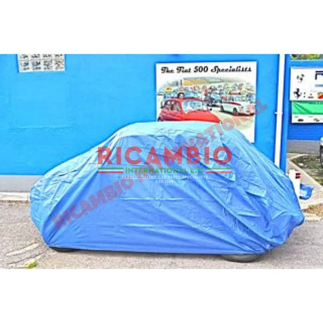 Breathable Waterproof Car Cover in ROYAL BLUE - Classic Fiat 500 126 - Outdoor Car Cover