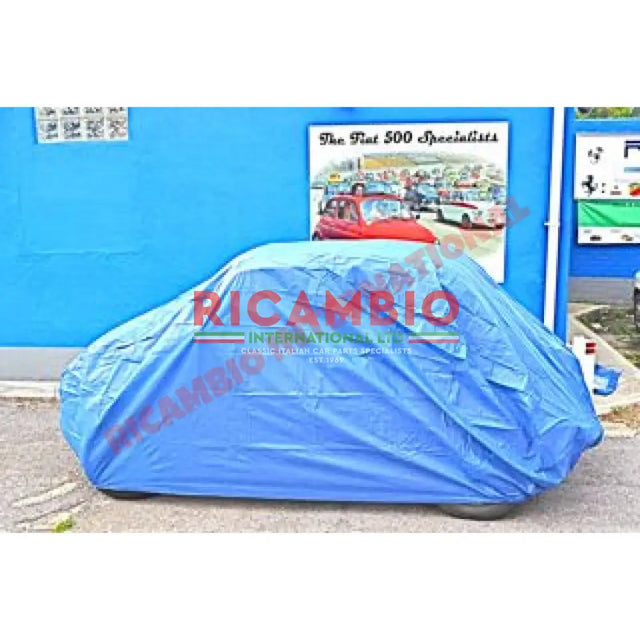Breathable Waterproof Car Cover in ROYAL BLUE - Classic Fiat 500 126 - Outdoor Car Cover