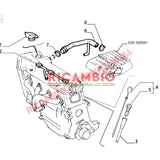 Breather Hose - Classic Fiat Panda Cinquecento Seicento - Engine Parts