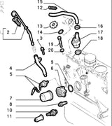 Breather Rubber Seal - Fiat Punto GT,Uno Turbo,Coupe Lancia Delta Thema - Gasket - Seals - Grommets and Rubber Parts