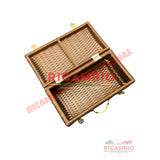 Brown Plastic Wicker Picnic Basket - Classic Fiat 500 - Classic Fiat 500 Parts & Spares