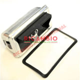 Brushed Aluminium & Black Ashtray - Classic Fiat 500 126 600 - Interior Trim