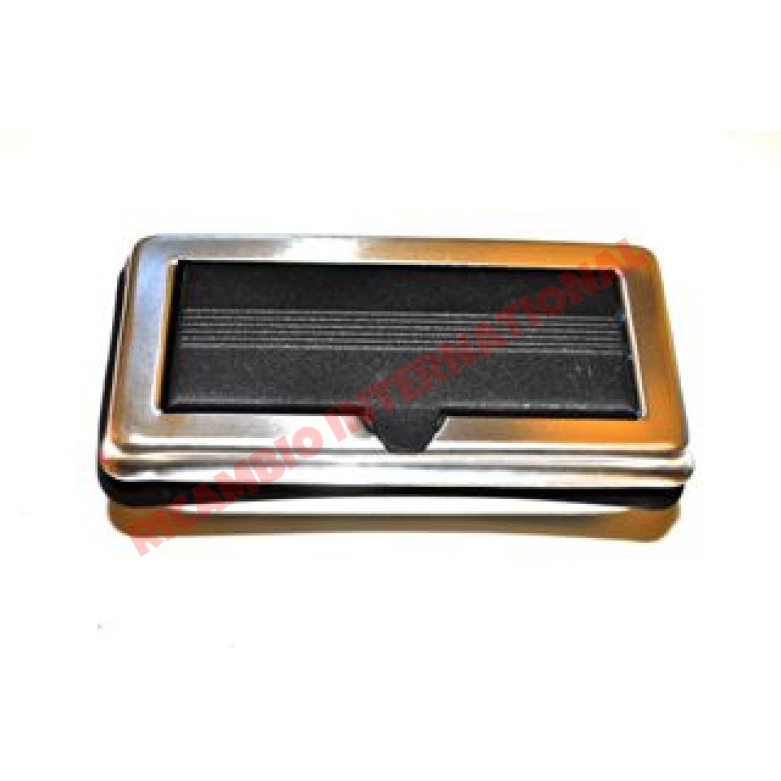Brushed Aluminium & Black Ashtray - Classic Fiat 500 126 600 - Interior Trim