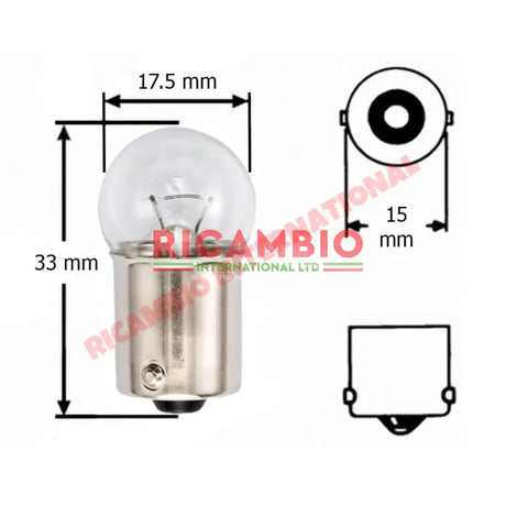 Bulb for various applications (245) - All Classic Cars - Lights - Lamps and Lenses