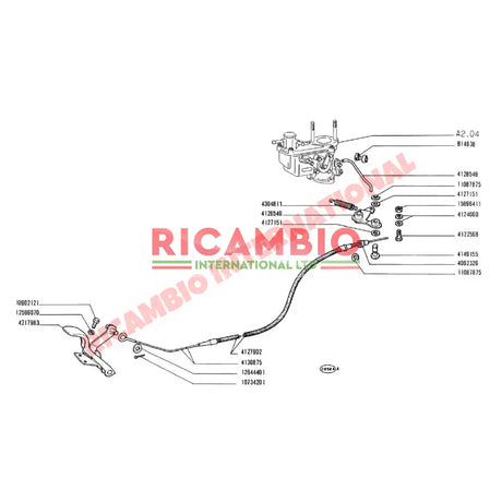 Cable Nipple - Classic Fiat 500 126 - Cables - Clips & Springs