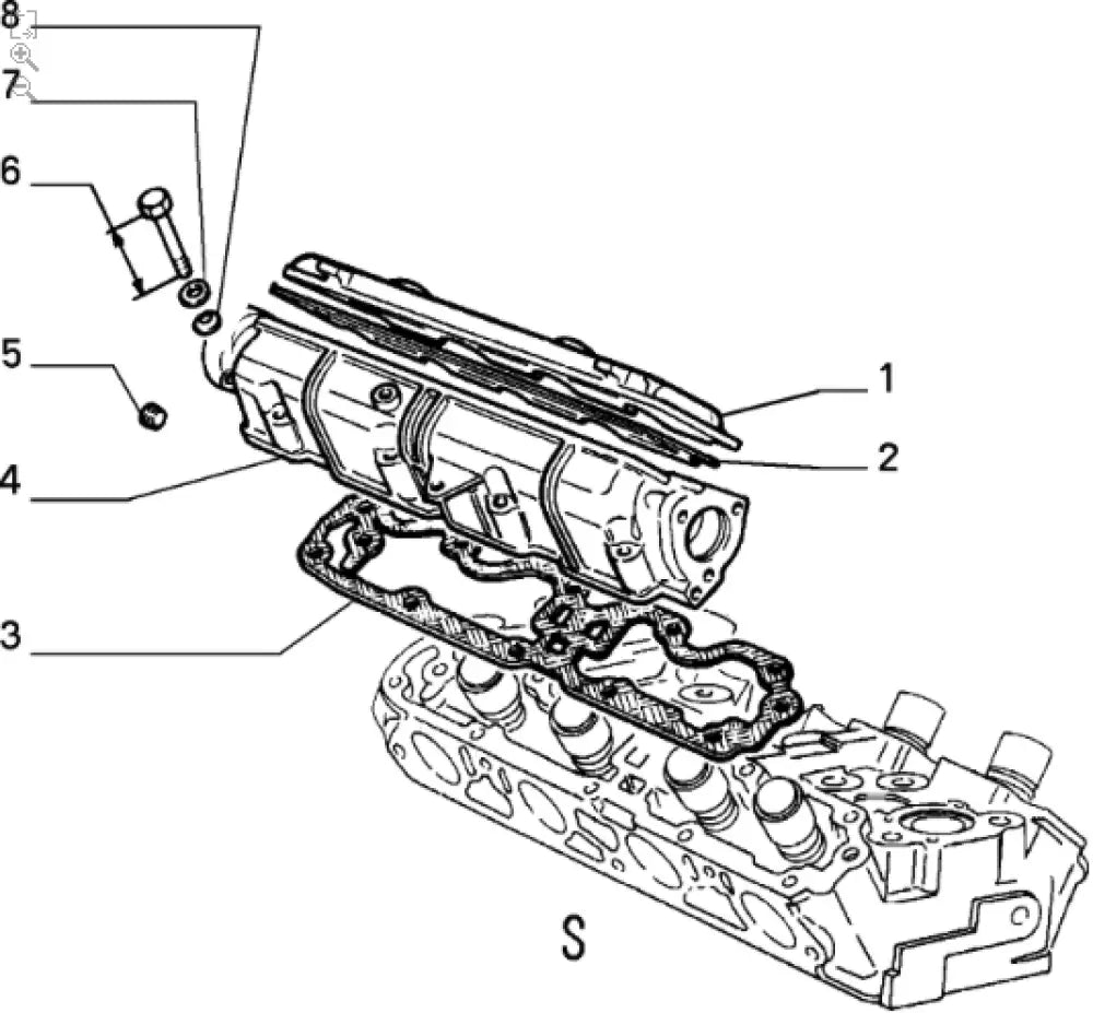Cam Cover Gasket - Fiat Croma,Lancia Thema,Delta - Gaskets