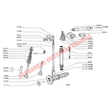 Cam Follower Tappet Kit (4) - Classic Fiat 500 126 - Mechanical & Engine Parts