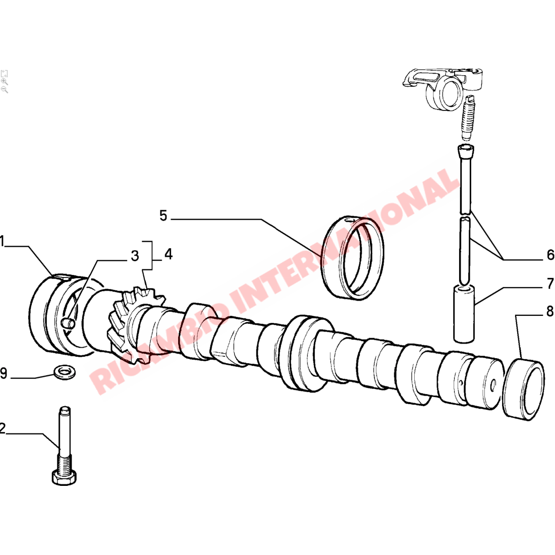 Camshaft Bush - Fiat 600,850,Classic Fiat Panda Cinquecento,Seicento,Uno - Engine Parts