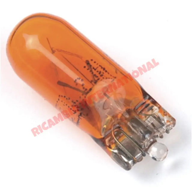 CAPLESS AMBER Bulb (501A) 12V/5W - Lights - Lamps & Lenses