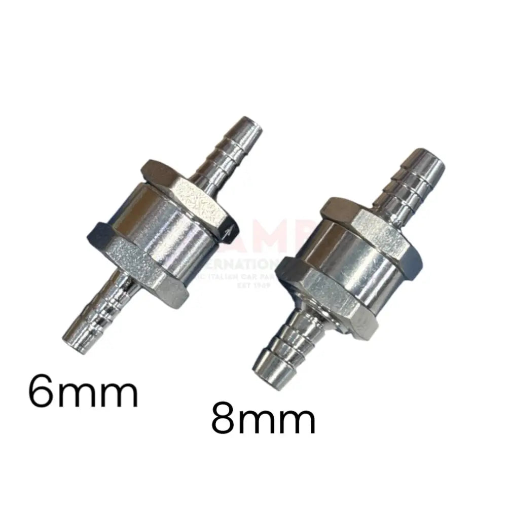 Carburettor Aluminium One Way Non Return Valve - All Italian cars with mechanical fuel pump & carburettor