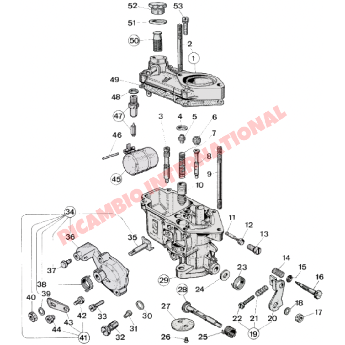 Carburettor Float Fixing Pin - Classic Fiat 500,126 Autobianchi Bianchina - Fuel System