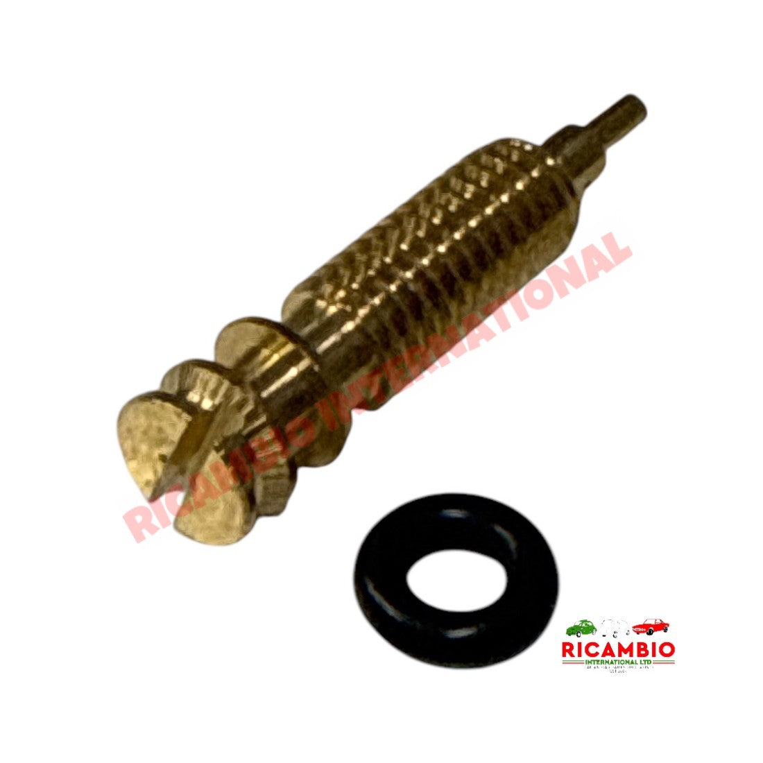 Carburettor Idle Adjusting Screw & Seal - Classic Fiat 500,126