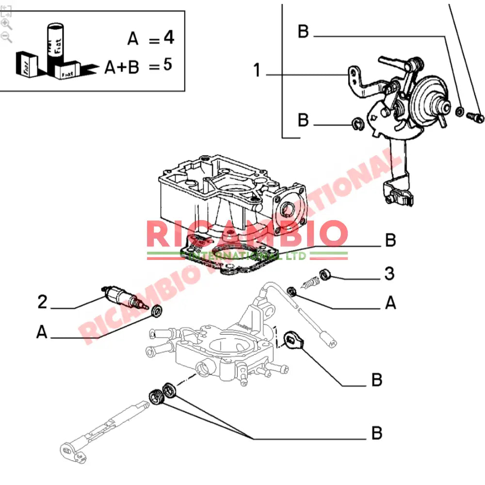Carburettor Idle Valve - Classic Fiat Panda Uno Y10 - Lancia Y10