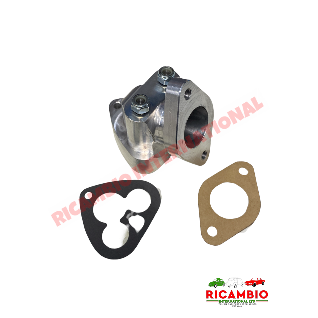 Carburettor Inlet Manifold & Gaskets (Dellorto 32 FZD/SU Carb) - Classic Fiat 500 126 - Fuel System