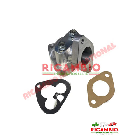 Carburettor Inlet Manifold & Gaskets (Dellorto 32 FZD/SU Carb) - Classic Fiat 500 126 - Fuel System