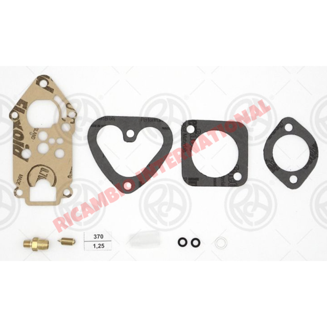 Carburettor Overhaul Kit - Classic Fiat 500 126 - Gaskets - Seals - Grommets and Rubber Parts