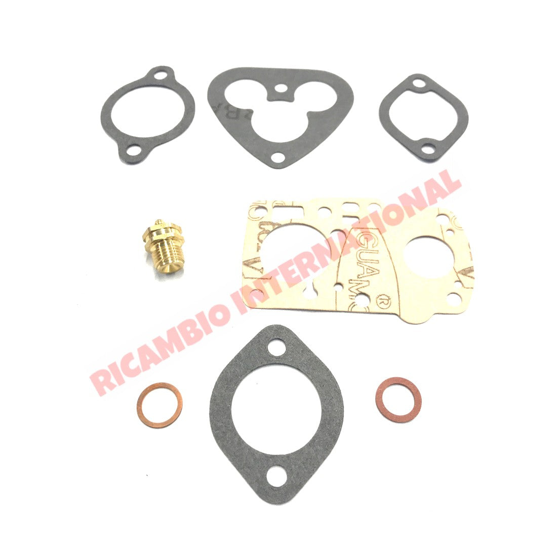 Carburettor Overhaul Kit - Classic Fiat 500 - Gaskets - Seals - Grommets and Rubber Parts