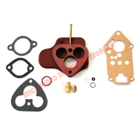 Carburettor Overhaul Kit (including Base Plate) - Classic Fiat 500 - Gaskets - Seals - Grommets and Rubber Parts
