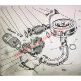 Carburettor Spacer Gasket Kit (2 piece) - Classic Fiat 500 - Gaskets & Oil Seals