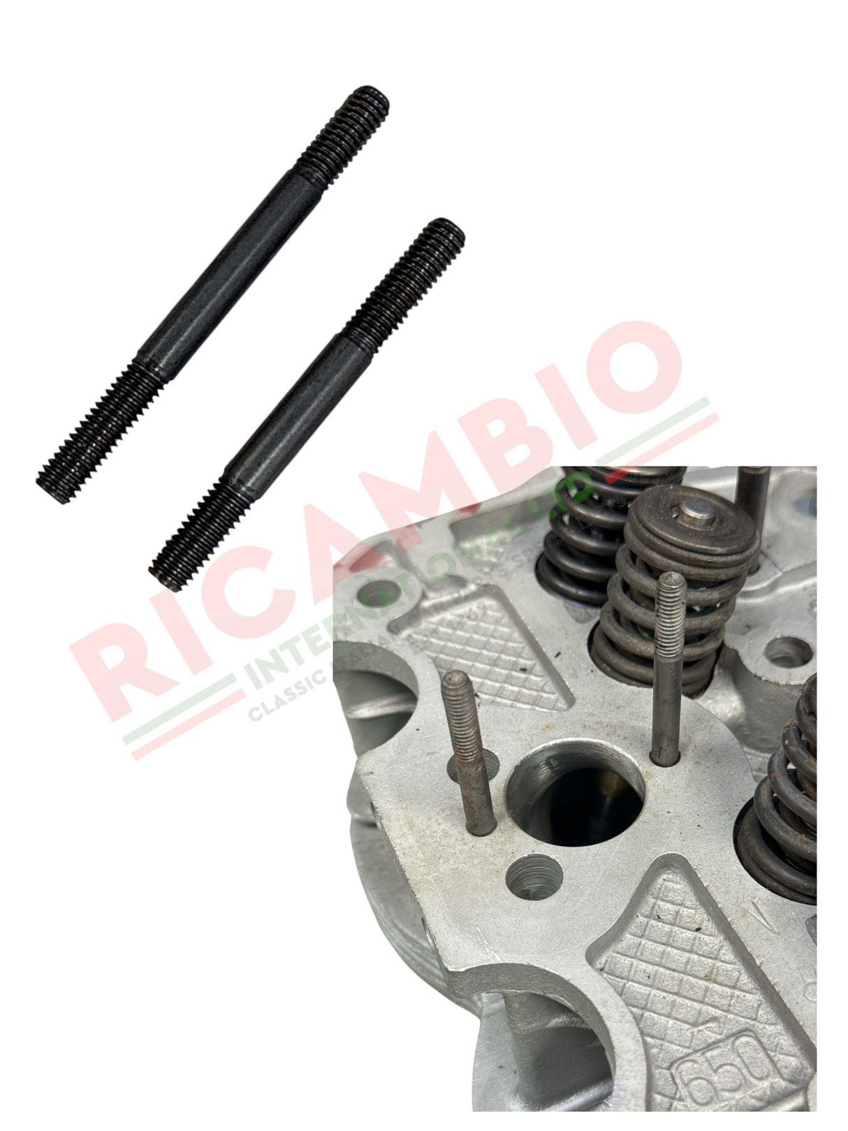 Carburettor Stud Kit to Head - Classic Fiat 500R,126 - Carburettors and Associated Items