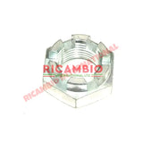 Castle Slotted Rear Hub Nut - Classic Fiat 500,600,850 - Axles - Shafts - Joints and Couplings