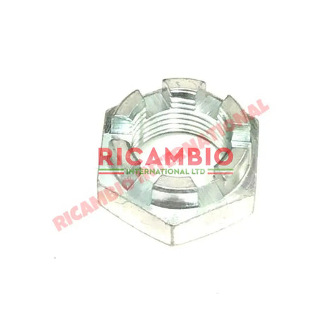 Castle Slotted Rear Hub Nut - Classic Fiat 500,600,850 - Axles - Shafts - Joints and Couplings