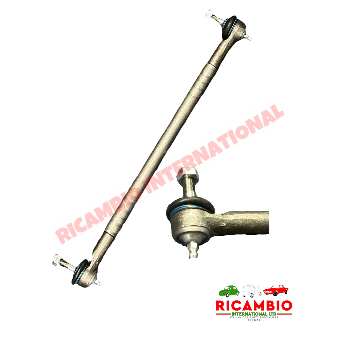 Centre Drag Link/Tie Rod with Grease Nipple - Classic Fiat 500 - Steering