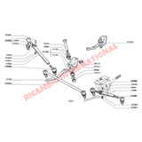 Centre Drag Link Tie Rod - Classic Fiat 500 126 - Steering