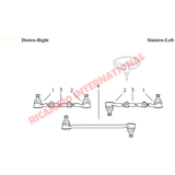 Centre Drag Link/Tie Rod - Fiat 600 - Steering