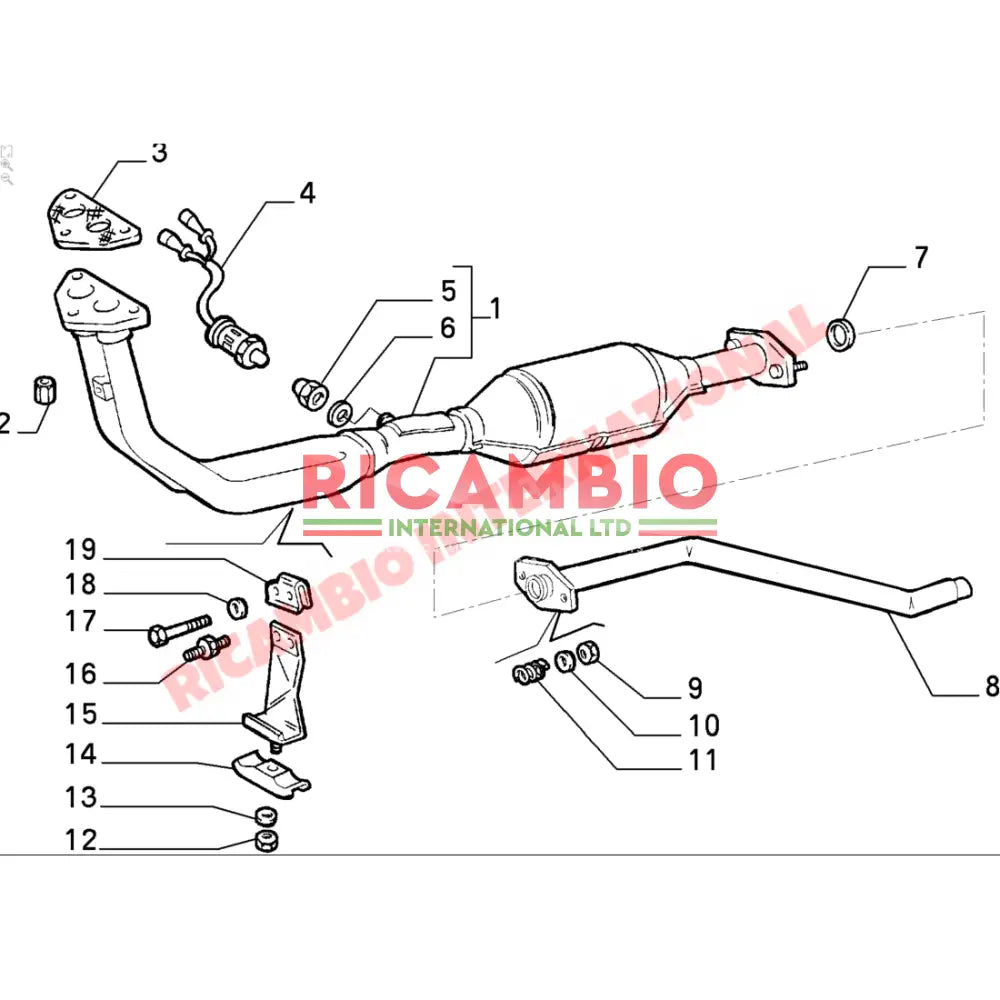 Centre Exhaust - Classic Fiat Panda 999cc i.e CAT - Panda Exhaust System