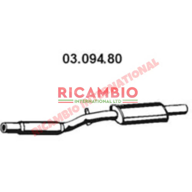 Centre Exhaust - Fiat Cinquecento - Exhaust