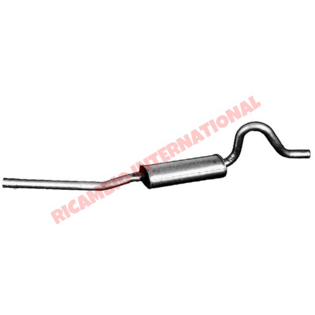 Centre Exhaust Silencer - Fiat Argenta - Exhaust