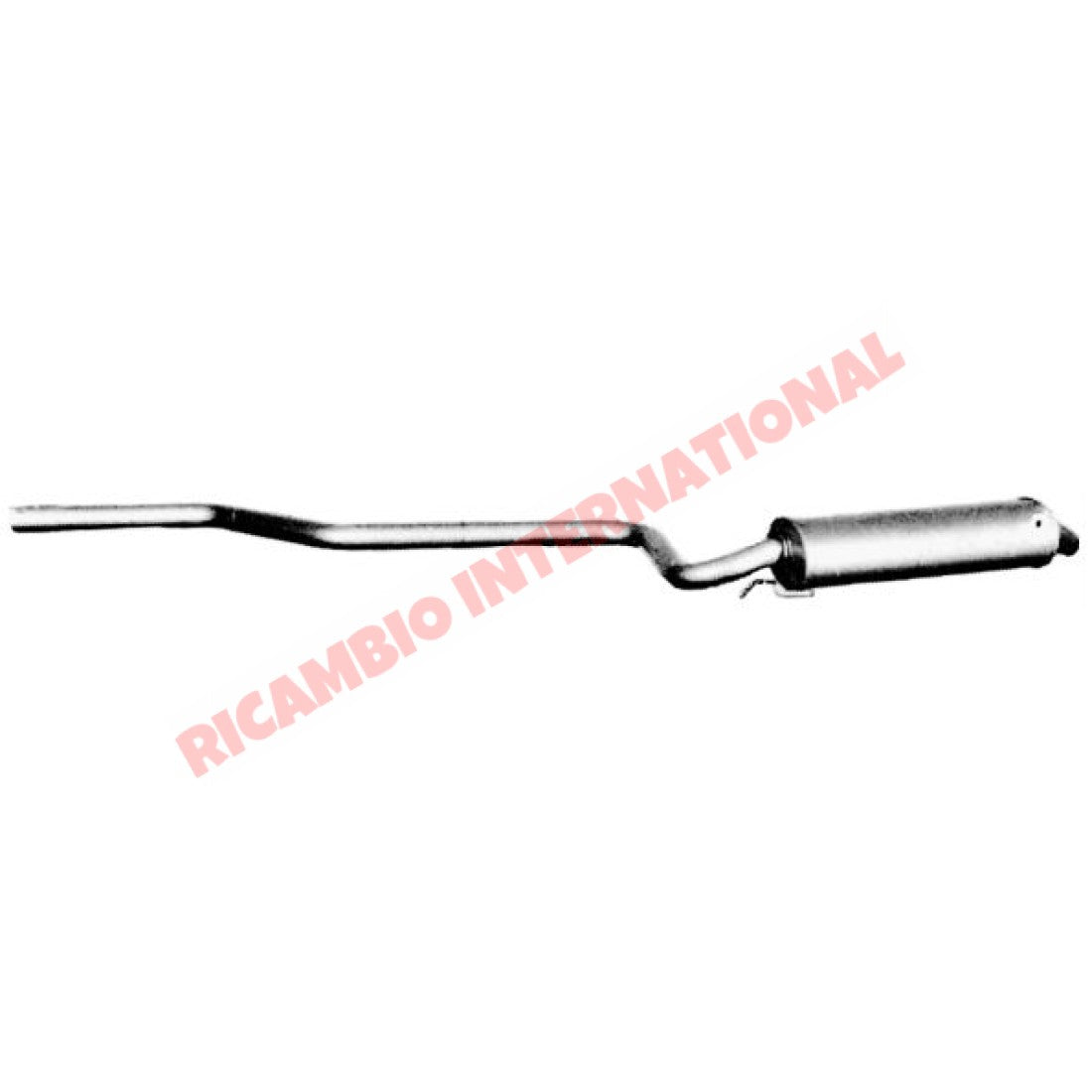 Centre Exhaust Silencer - Fiat Regata - Exhaust Parts