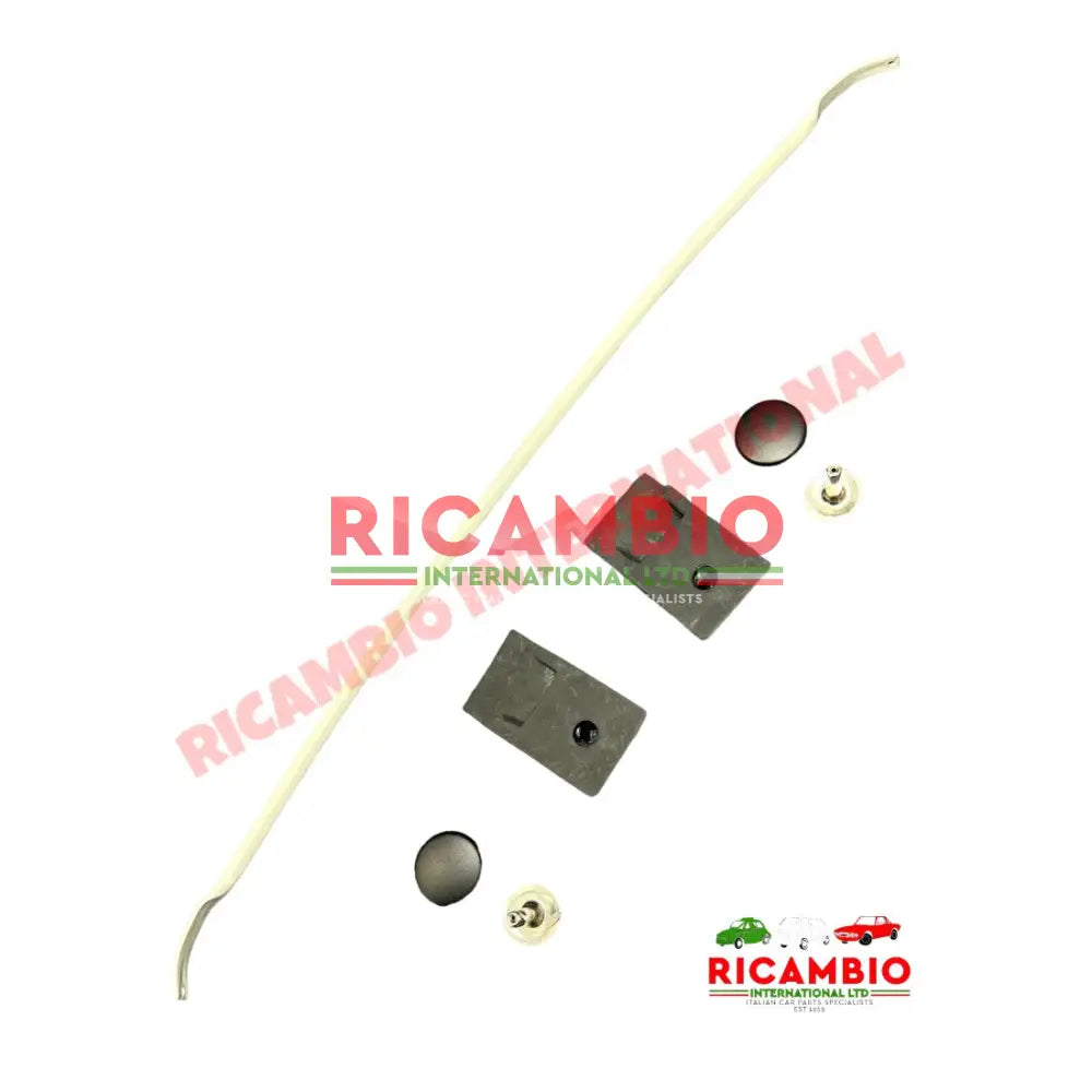 Centre Sunroof Bar & Fitting Kit IVORY - Classic Fiat 500 N/D/F/L/R - Sunroof & Associated Items